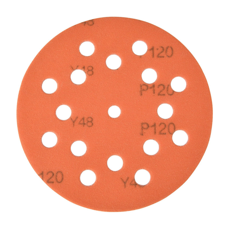 Extreme Orange 5" Sanding Disc - Grit:120 Grit - Pieces:10-Piece